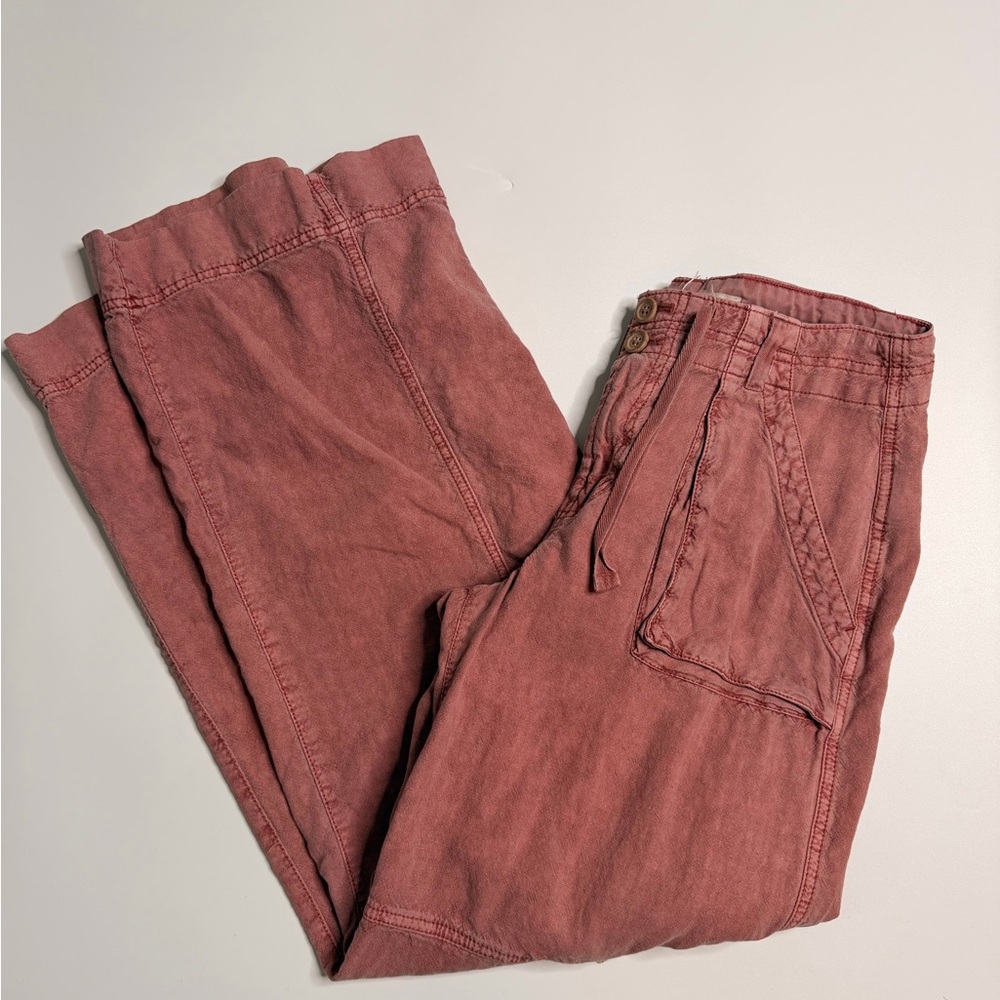 Pilcro Blush Pink Cargo Pants